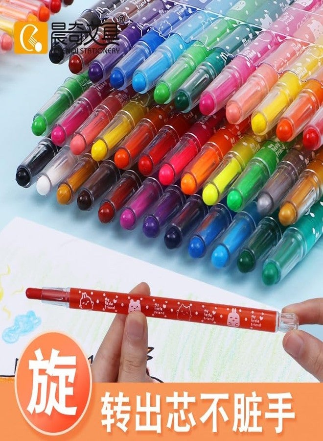 SAMVARDHAN Coloring Kit Twistable Shades Rolling Kids-Crayon Set, Coloring KiT, Crayons Pen For Drawing/School Kids/Boys/Girls/Birthday Gifts, Ink Multicolor (12) - Image 4